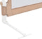 vidaXL Bedhekje peuter 180x42 cm polyester roze