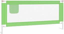 vidaXL Bedhekje peuter 200x25 cm stof groen