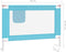 vidaXL Bedhekje peuter 90x25 cm stof blauw