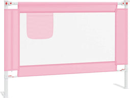 vidaXL Bedhekje peuter 90x25 cm stof roze