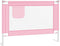 vidaXL Bedhekje peuter 90x25 cm stof roze