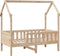 vidaXL - Bedhuis - massief - grenenhout - 70x140 - cm
