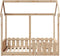 vidaXL - Bedhuis - massief - grenenhout - 70x140 - cm