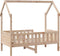 vidaXL - Bedhuis - massief - grenenhout - 80x160 - cm