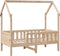 vidaXL - Bedhuis - massief - grenenhout - 80x160 - cm