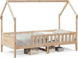 vidaXL - Bedhuis - massief - grenenhout - 90x190 - cm