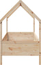 vidaXL - Bedhuis - massief - grenenhout - 90x190 - cm