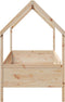 vidaXL - Bedhuis - massief - grenenhout - 90x200 - cm