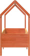 vidaXL - Bedhuis - wasbruin - massief - grenenhout - 70x140 - cm