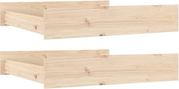 vidaXL - Bedlades - 2 - st - massief - grenenhout