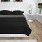 vidaXL - Bedsprei - dubbelzijdig - 220x240 - cm - quilt - grijs - en - zwart