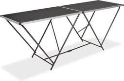 vidaXL Behangtafel inklapbaar 200x60x78 cm MDF en aluminium