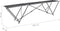 vidaXL Behangtafel inklapbaar 300x60x78 cm MDF en aluminium