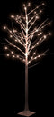 vidaXL - Berkenboom - LED - 128 - LED's - warmwit - 220 - cm - wit