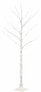 vidaXL - Berkenboom - LED - 72 - LED's - warmwit - 150 - cm - wit