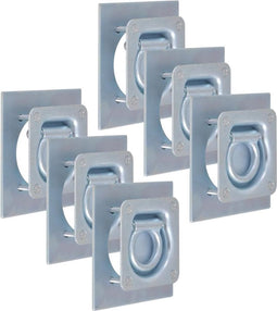 vidaXL - Bevestigingsringen - voor - aanhanger - 2000 - kg - verzinkt - staal - 6 - st