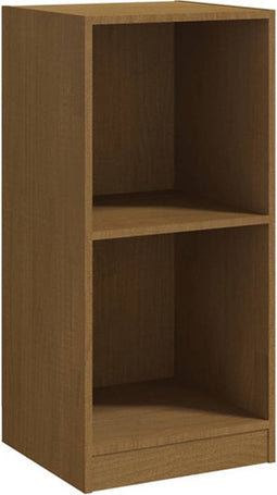 vidaXL - Bijzetkast - 35,5x33,5x76 - massief - grenenhout - honingbruin
