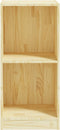 vidaXL - Bijzetkast - 35,5x33,5x76 - massief - grenenhout