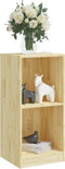 vidaXL - Bijzetkast - 35,5x33,5x76 - massief - grenenhout