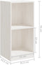 vidaXL - Bijzetkast - 35,5x33,5x76 - massief - grenenhout - wit