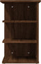 vidaXL - Bijzetkast - 35x35x55 - cm - bewerkt - hout - bruin - eikenkleur