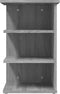 vidaXL - Bijzetkast - 35x35x55 - cm - bewerkt - hout - grijs - sonoma - eikenkleurig