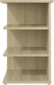 vidaXL - Bijzetkast - 35x35x55 - cm - bewerkt - hout - sonoma - eikenkleurig