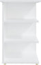 vidaXL - Bijzetkast - 35x35x55 - cm - bewerkt - hout - wit