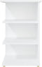 vidaXL - Bijzetkast - 35x35x55 - cm - bewerkt - hout - wit