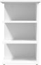 vidaXL - Bijzetkast - 35x35x55 - cm - bewerkt - hout - wit