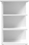 vidaXL - Bijzetkast - 35x35x55 - cm - bewerkt - hout - wit