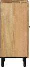 vidaXL - Bijzetkast - 40x33x75 - cm - massief - mangohout