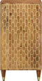 vidaXL - Bijzetkast - 40x33x75 - cm - massief - mangohout