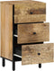 vidaXL - Bijzetkast - 40x33x75 - cm - massief - mangohout