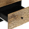 vidaXL - Bijzetkast - 40x33x75 - cm - massief - mangohout