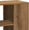 vidaXL - Bijzetkast - 60x30x50 - cm - bewerkt - hout - artisanaal - eikenkleur