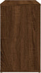 vidaXL - Bijzetkast - 60x30x50 - cm - bewerkt - hout - bruin - eikenkleur