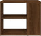 vidaXL - Bijzetkast - 60x30x50 - cm - bewerkt - hout - bruin - eikenkleur