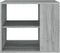 vidaXL - Bijzetkast - 60x30x50 - cm - bewerkt - hout - grijs - sonoma - eikenkleurig