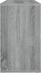 vidaXL - Bijzetkast - 60x30x50 - cm - bewerkt - hout - grijs - sonoma - eikenkleurig
