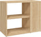 vidaXL - Bijzetkast - 60x30x50 - cm - bewerkt - hout - sonoma - eikenkleurig