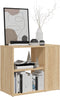 vidaXL - Bijzetkast - 60x30x50 - cm - bewerkt - hout - sonoma - eikenkleurig