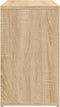 vidaXL - Bijzetkast - 60x30x50 - cm - bewerkt - hout - sonoma - eikenkleurig