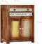 vidaXL - Bijzetkast - 60x30x75 - cm - massief - sheeshamhout