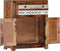 vidaXL - Bijzetkast - 60x30x75 - cm - massief - sheeshamhout