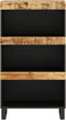 vidaXL - Bijzetkast - 60x33x107 - cm - massief - mangohout