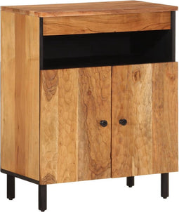 vidaXL - Bijzetkast - 60x33x75 - cm - massief - acaciahout