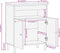 vidaXL - Bijzetkast - 60x33x75 - cm - massief - acaciahout