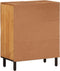 vidaXL - Bijzetkast - 60x33x75 - cm - massief - acaciahout