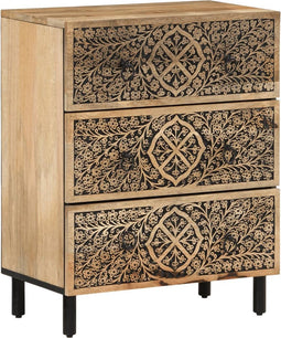 vidaXL - Bijzetkast - 60x33x75 - cm - massief - mangohout